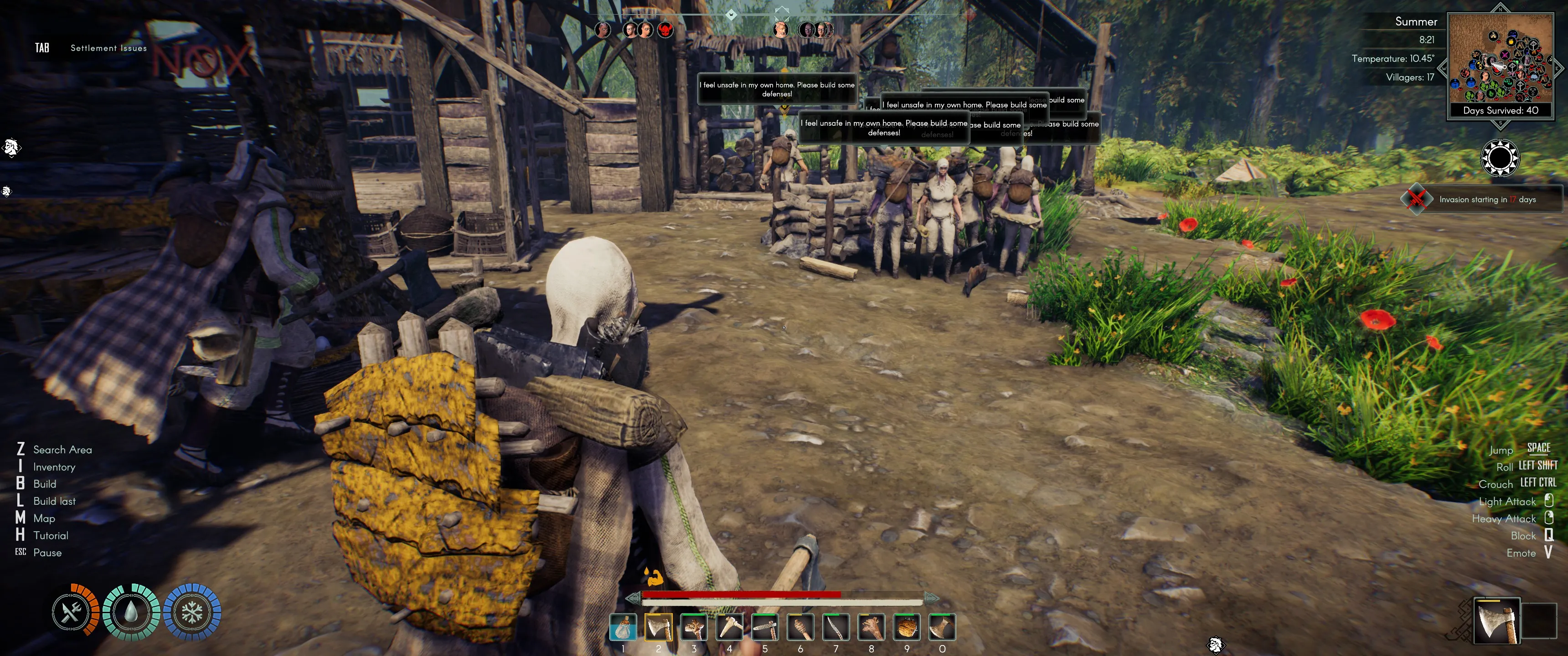 That defenseless bunch!